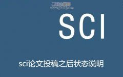 sci论文投稿之后状态说明