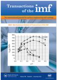 TRANSACTIONS OF THE INSTITUTE OF METAL FINISHING