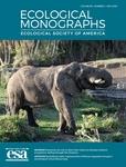 ECOLOGICAL MONOGRAPHS