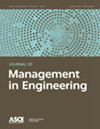 JOURNAL OF MANAGEMENT IN ENGINEERING